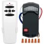 Universal Ceiling Fan Remote Control and Receiver Kit, Replacement of Hunter, Hampton Bay, Harbor Breeze, 3-Speed, Light Dimmer, Replace for Fan-HD, UC7078T, HD5, CHQ7078T