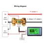 HENGSHAN 500A Battery Monitor Main AUX Dual Voltage Relay Control High and Low Voltage Programmable Alarm Compatible with Battery 10-120V for Boat Caravan RV Motorhome