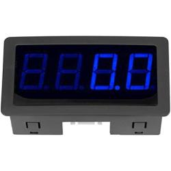 4 Digital LED Display Tachometer RPM Speed Meter Panel Inductive Hall Effect Sensor NPN Proximity Switch Red/Blue(Blue)