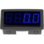 4 Digital LED Display Tachometer RPM Speed Meter Panel Inductive Hall Effect Sensor NPN Proximity Switch Red/Blue(Blue)