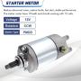 KEDAKEJI Starter Motor Assembly Compatible with FourTrax 250 300 TRX300 TRX300FW 1988-2000 Honda ATV ATC Big Red 250 1987 1988 with OE # 31200-HA0-773 31200-HA6-306 31200-HA0-774