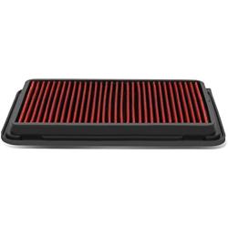DNA Motoring AFPN-010-RD Clean Air Washable Drop In Panel Air Filter Enhance Engine Performance [Compatible with 07-17 Toyota Camry 4 Cyl / 16-17 Camry 4-Cyl Hybrid / 09-15 Venza 4-Cyl]
