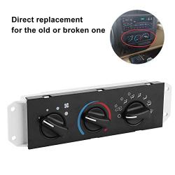 Temperature Control Panel, Auto Car A/C HeaterHVAC Climate Control with Blower Motor Switch HS-373 55037473AB Fit for Jeep Wrangler