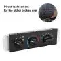 Temperature Control Panel, Auto Car A/C HeaterHVAC Climate Control with Blower Motor Switch HS-373 55037473AB Fit for Jeep Wrangler