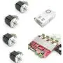 4 Axis Nema 23 Stepper Motor 270oz-in 76mm 3A+TB6560 Driver Board 12-36V/DC+350W 24V DC Switching Power Supply with Parallel Cable CNC Controller Kit for CNC Router/Engraver Milling Machine/3D Printer