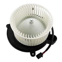 Heater Blower Motor with Cage HVAC Blower Motor Assembly for 2006 2007 2008 2009 2010 Commander 2005 2006 2007 2008 2009 2010 Grand Cherokee Replaces 700168, 5143099AA