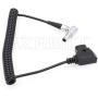SZRMCC D-tap 2 Pin Male to 0B 6 Pin Coiled Power Cable for DJI Wireless Follow Focus Motor Unit