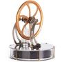 Sunnytech Low Temperature Stirling Hot Air Stirling Engine Twin Flywheels Education Toy LT001-M14-06-S
