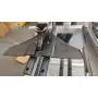 HS001 Dorsal-Fin Style Hydrofoil Stabilizer for Outboard Motors Drive 5-150hp with Durable UV-Resistant Molded Black Plastic Material Wings and SS316 Bolts ;