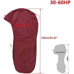 YCHUAN 6-225HP Full Outboard Engine Cover Boat Cover 600D Waterproof Anti UV Marine Motor Cover Red Yacht Fast Boat Full Engine Cover (Color : 30 60HP)