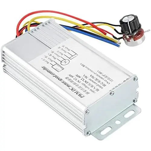 Davitu Motor Controller - 70A 4000W DC 12V-60V Motor Regulator Speed Controller Electric Scooter Motor PWM Controller Adjustable Speed Regulator Control