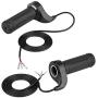 Yosoo Health Gear Motorcycle Twist Speed Throttle Grip, Universal Electric Bike Throttle Speed Control with 3 Wires for E-Bike Electric Scooters