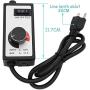 JOD Router Fan Variable Speed Controller Control for Electric Motor Rheostat AC 120 Power from 500w to 1800w Adjuster