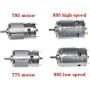 Pangocho Jinchao-Dc Motor DC 12V-24V 3000-12000RPM Motor Large Torque Gear Motor, for Engraving Machine Lathe Tool, Motor/Motor Bracket, Easy to Install (Speed(RPM) : 795 Motor)