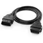ANCEL Full 16-Pin OBD II OBD2 Male to Female Extension Convert Cable Round Shape Cable Automotive Diagnostic Extension Cable Adapter