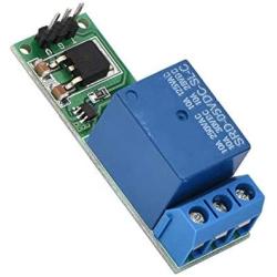 Enrilior Mini 6-24V Flip-Flop Latch Relay Module Bistable Self-Locking Switch Low Pulse Trigger Board