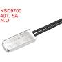 uxcell KSD9700 Thermostat, 40C Normally Open Temperature Switch Thermal Switch, N.O 5A Metal Temperature Controller 2pcs