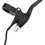 1 Pair Bicycle Brake Lever Universal Aluminum Alloy 4 Finger Bike Brake Levers 2 Wires Left & Right Brake Handles for Electric Bike