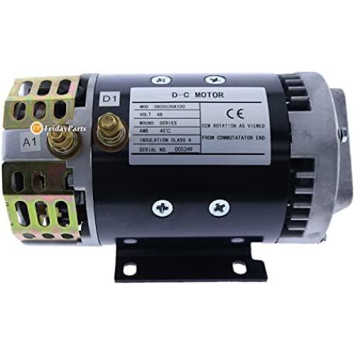 FridayParts 48V CW 2.06kW Function Motor 48504GT 5BCG52HA100 140-22-4001A 94196 for Genie Articulated Boom Lift Z-30/20N Z-34/22 DC Z-34/22N Z-45/22 DC Z-45/25J