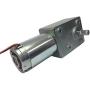 BEMONOC High Torque DC 12v Geared Reducer Motor 28 rpm Double Right Angle Out Shaft 10mm with Metal Gearbox Barbecue Motor