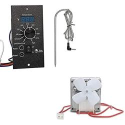 Hisencn Auger Drive Motor Kit and Digital Thermostat Controller Kit with Meat Barbecue Grill Replacement Parts for Traeger Wood Pellet Grills Bac365 Pro Series,Also fit Traeger Pro 20/22/ 34 Series