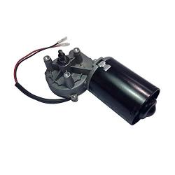 AZSSMUK DC Permanent Magnet Carbon Brush Garage Door Gear Motor Reversible Power 30W (12V, Left Screw-Thread Shaft, 50RPM)