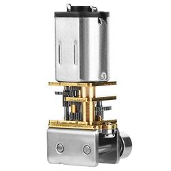 Gear Motor, DC12V 11RPM N20 Right Angle Metal Gearbox Micro Gear Motor with Low Heat and Low Loss, Low Speed Low Noise Wear-Resistant for 3D Printing Pen