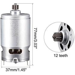 uxcell DC 18V 20500RPM Electric Gear Motor 12 Teeth for Cordless Screwdriver