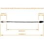 LSU 4.9 Lambda WideBand O2 Oxygen Sensor | for AEM 30-4110 30-0300 30-0310 - X Series AFR Inline Controller - UEGO A/F Ratio Wideband 02 Gauge | Replace# 17025, 0258017025