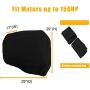 AKEfit Outboard Motor Cover, Waterproof & Sunproof Boat Motor Covers,Motor Hood Cover with Heavy Duty Oxford Fabric Extra PVC Coatin, Fits Motor Up to 150Hp