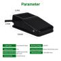 Foot Switch, 250V AC 10A Momentary Foot Pedal Controller Foot Operated On Off Switch Anti Slip Foot Pedal Switch for Table Drill Instrument Machine Tool(1M Cable)