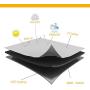AKEfit Outboard Motor Cover, Waterproof & Sunproof Boat Motor Covers,Motor Hood Cover with 600D Heavy Duty Oxford Fabric Extra PVC Coating,Fits Motor Up to 150Hp
