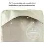 Explore Land Waterproof 600D Heavy Duty Outboard Motor Cover - Full Size Boat Engine Covers Fit for Motor up to 25HP, Tan
