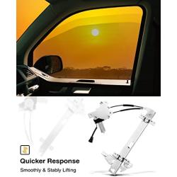 A-Premium Electric Power Window Regulator with Motor Compatible with Pontiac Grand Prix 1997-2003 Sedan Rear Rigth Passenger Side