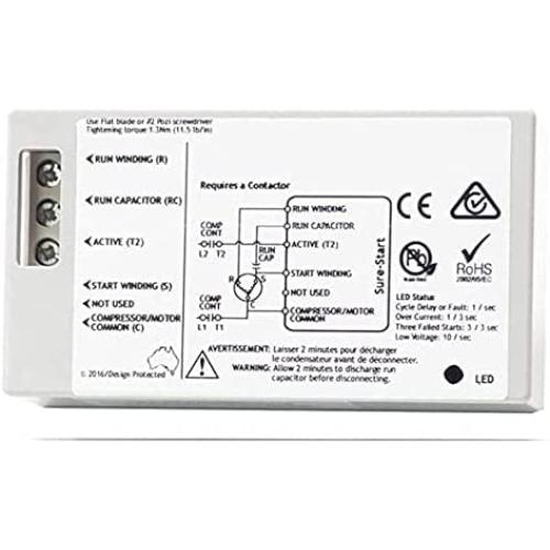 Hyper Sure Start SS0B12-20SN, 115V, 60/50Hz, 12-20 FLA, Single Phase Soft Starters, Start an Air Conditioner & Appliances on RV Power microair easy start watching Tractor Air Conditioner