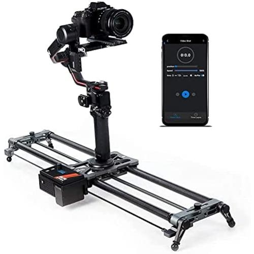 YC Onion Motorized Camera Slider 80cm/31 APP Control Carbon Fiber Loads up to 20kg/ 44.09Lb horizontals Motor Time Lapse Video Camera DSLR Video Movie Photography Camcorder Stabili.