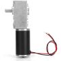 Motor High Torsion Speed Reduce Electric Gearbox Motor Reversible Worm Gear Motor 8mm Shaft Permanent Magnet Controls Power Tool Replacement Parts 24V(70RPM)