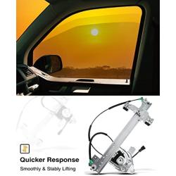 A-Premium Electric Power Window Regulator with Motor Compatible with Chevrolet Trailblazer GMC Envoy Buick Rainier Isuzu Ascender Saab 9-7x Oldsmobile Bravada Rear Left Driver Side