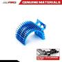 RC 540 550 Motor heatsink Without Fan Side Vented Alloy Aluminum Heat Sink Cooling for 1/10 RC Truck/Boat HSP HPI Wltoys Himoto Redcat 1Pcs(Blue)