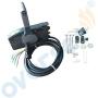 OVERSEE Outboard Remote Control Box Side Mount Outboard Motor Fits for 703 Yamaha Outboards Push Throttle 10 Pin Cable 16 Feet Harness 703-48205-16-00