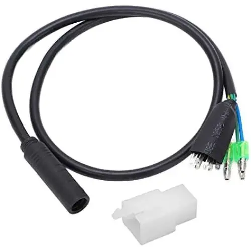 Vifemify Electric Bike Accessories 600mm Motor Convert Extension Cable 9 Pin Conversion Line Waterproof Connector Electric Conversion Kit