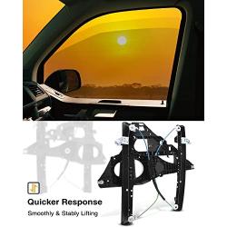 A-Premium Electric Power Window Regulator Without Motor with Panel Compatible with Ford Expedition Lincoln Navigator 2003-2006 Front Left Driver Side