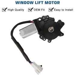 Window Lift Motor Front Left Driver Side 80731-ZT01A 80731-9FJ0A Replacement for 2004-2014 Nissan Titan, 2004 Nissan Pathfinder Armada, 2005-2014 Nissan Armada, 2004-2011 Infiniti QX56
