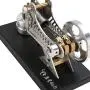NC Hot Air Stirling Engine Motor Toy Mini Engine Generator Motor Toy Kids Physics Education Electricity Engine Generator Model Toy