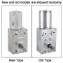 Reversible High Torque Worm Geared Motor, DC 12V CW CCW Reduction Motor for Windows, Miniature Winch, 5RPM 6RPM 20RPM 40RPM 62RPM(62RPM)