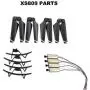 Parts & Accessories RC Drone Parts VISUO XS809W XS809HW XS809 XS809S /XS809 Series RC Quadcopter Spare Spindle Geared Motor Engine Propeller ect. - (Color: Set 4)