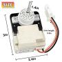 242077702 242077705 Refrigerator Evaporator Fan Motor by Fetechmate Replace 242077701 242219201 5304514392 AP6892595 Blower Motor for frigi.daire Ken.More Refrigerators