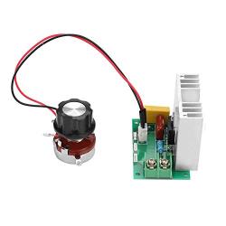 Voltage Regulator Dimmer, AC 0-220V 4000W 40A AC Motor Speed Controller Voltage Regulator LED Dimmers Motor Accessories