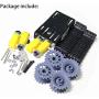 Intelligent RC Robotic Platform with 4PCS TT DC Motor, Robotic Caterpillar Moving Tank Chassis with Track & Metal Plate for Arduion Code Programming ROS Project Learning Education Tool Science Kit