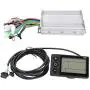Vbest life Speed Controller Kit, 500W 24V-60V Brushless Speed Controller with Waterproof LCD Display Panel for Electric Bicycle Scooter